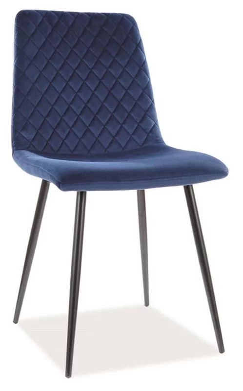 Image Scaun de bucatarie Signal Irys Velvet Black/Navy