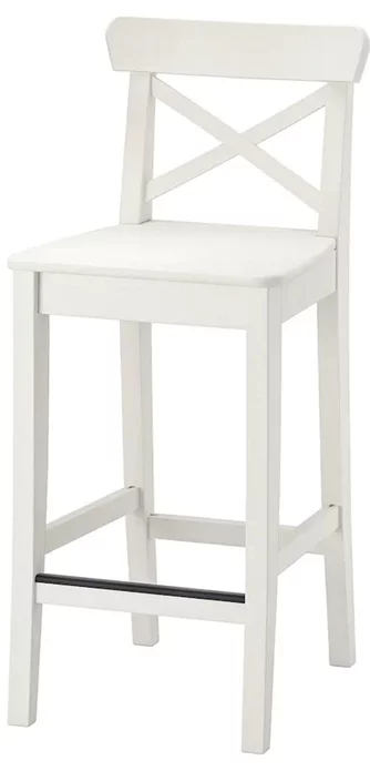 Scaun de bar Ikea Ingolf White