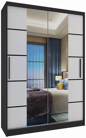 Image Dulap-Cupă Belini Premium ME SZP6/1/B/W/0/KLP White Matt/Black