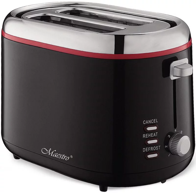 Image Prajitor de paine Maestro MR-705 Black/Chrome