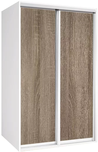 Шкаф купе Modern Braun Top 2 160x210x45 2 ДСП White/Sonoma Oak Truffle