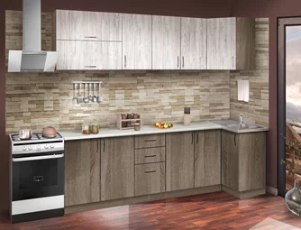 Кухня Modern Paola 2.6/0.8 m Vintage Oak/Craft Oak White