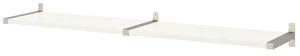 Image Polita Ikea Bergshult/Granhult 160x30 White/Nickel Plated