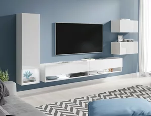 Image Стенка Bratex Amadeo White/White Gloss