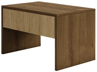 Noptiera Haaus Pedro 1Я Bronze Oak/Natural Wood