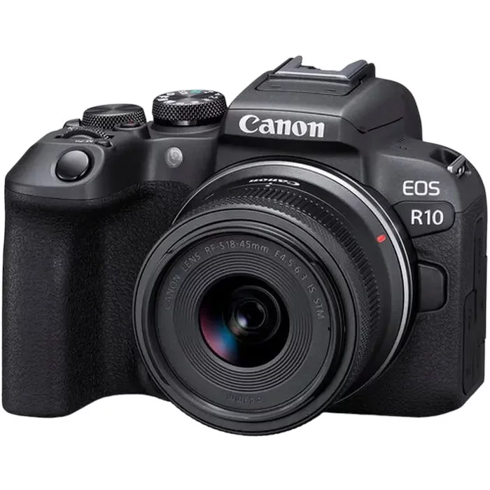 Image Фотоаппарат Canon EOS R10 + RF-S 18-45mm f/4.5-6.3 IS STM KIT Black