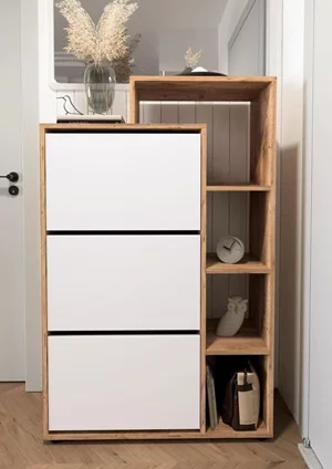 Image Dulap pentru încălțăminte Fabulous Lego Pine/White