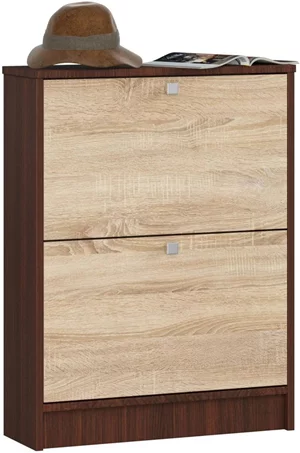 Image Тумба для обуви Akord 2 Wenge/Sonoma Oak