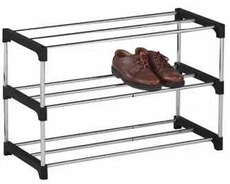 Etejera pentru încălțăminte Mobhaus Montego Chrome/Black