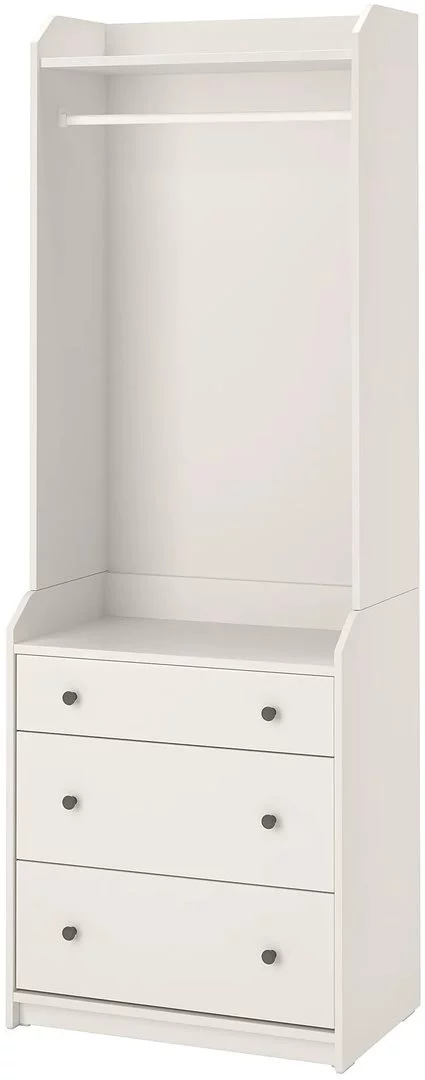 Image Шкаф Ikea Hauga 3 70x199 White