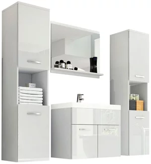Image Комплект мебели Bratex Montreal XL White/White Gloss