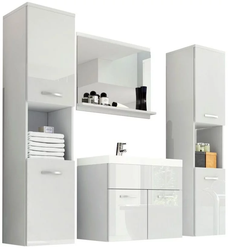 Image Комплект мебели Bratex Montreal XL White/White Gloss