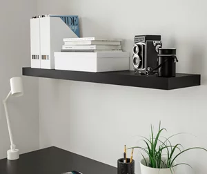 Image Polita Ikea Lack 110x26 Black brown