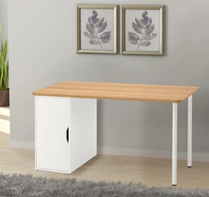 Image Masa de birou Ikea Anfallare/Alex 140x65 Bamboo/White