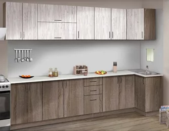 Кухня Modern Paola 3.2m Vintage Oak/Craft Oak White