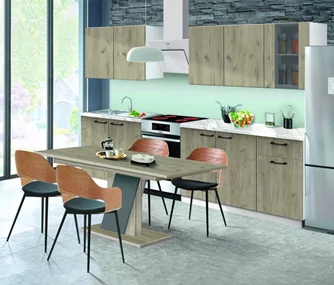 Bucatarie Modern Stella 2.0м White/Craft Oak Grey