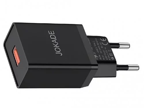 Image Incarcator Jokade Cable USB to Micro-USB Single Port 3A Kaer Black