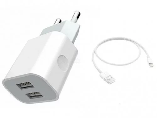 Image Incarcator Jokade Cable USB to Lightning Single Dual 5A Yiyue White