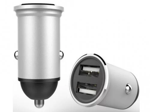 Image Incarcator Helmet 2xUSB 2.4A Silver