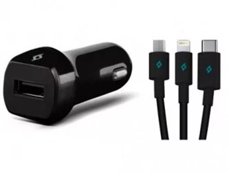 Incarcator Ttec USB-A 2.1A with Lightning Cable Black