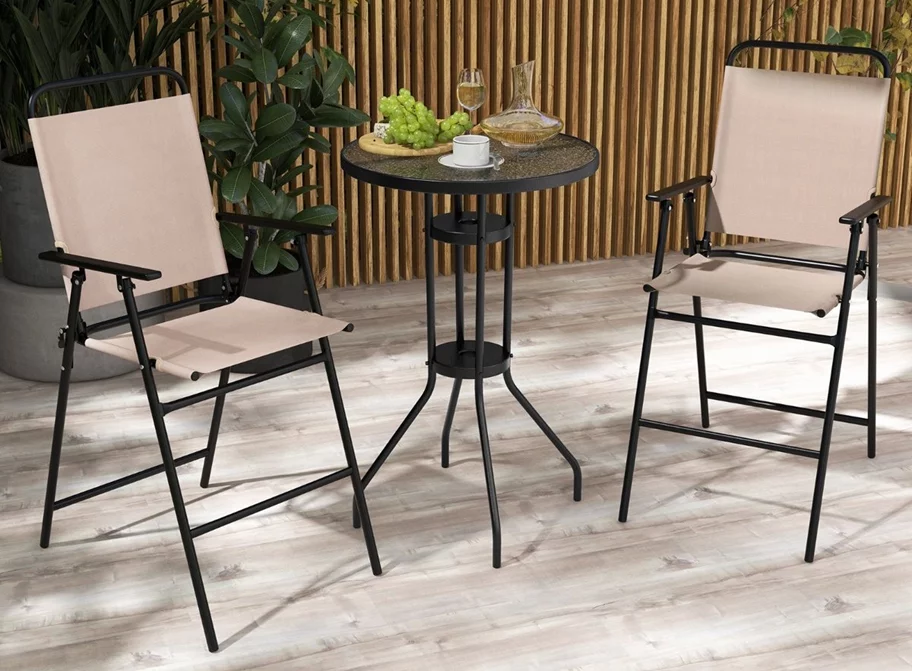 Image Set mobila de grădină Costway NP11357BE Beige