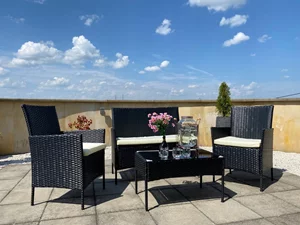 Image Комплект садовой мебели GardenLine SAD3952 Black/Beige