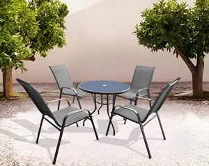 Image Комплект садовой мебели GardenLine TIH3514 Grey/Black