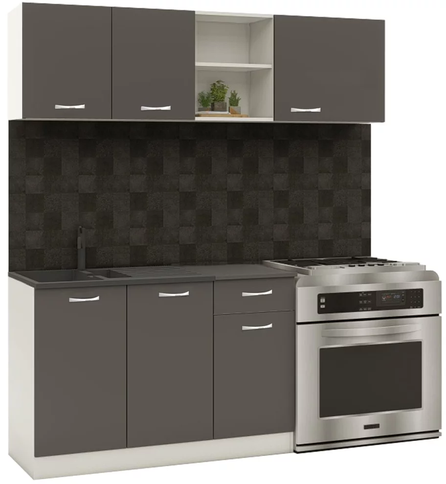 Image Кухня Haaus Kara 1.8 White/Anthracite