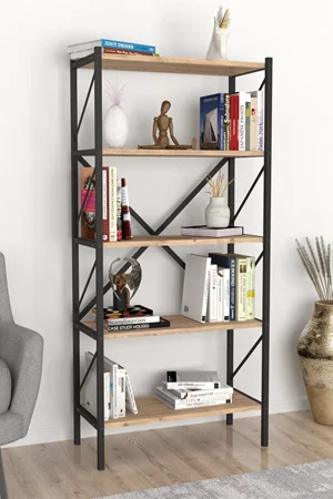 Image Etajera Fabulous Shelves Metal Pine/Black