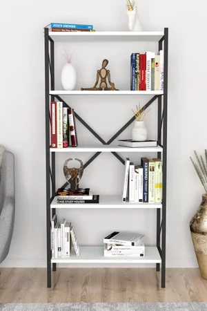 Image Etajera Fabulous Shelves Metal White/Black
