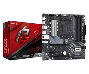 Image Материнская плата ASRock A520M Phantom Gaming 4