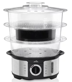 Image Aparat de gătit cu aburi ETA Steampot 0134 90000 Inox/Black