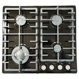 Варочная панель газовая Wolser WL-TR 6400 SHINY BLACK Turbo