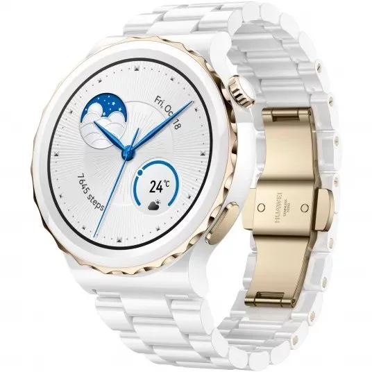 Image Ceas inteligent Huawei Watch GT 3 Pro Ceramic Strap White