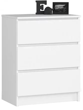 Комод Akord K60 3SZ White