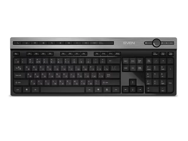 Image Tastatura SVEN KB-E5500W Silver/Black