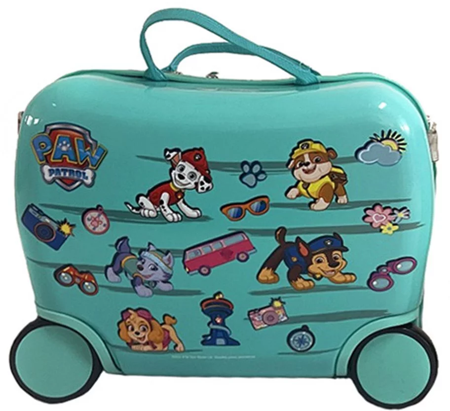 Image Geanta de voiaj cu roti Marko Paw Patrol Nickelodeon BC-PP-015 Turquoise