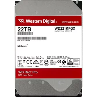 Жесткий диск HDD Western Digital WD Red Pro 22 TB (WD10PURZ)