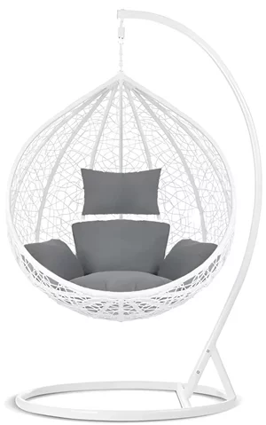 Image Подвесное кресло Procart Steel 103x195 White/Grey