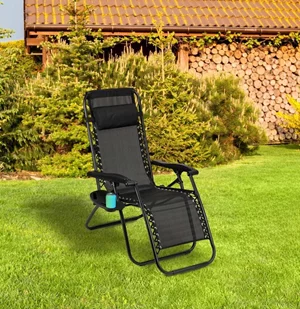 Image Шезлонг Modern Home KJF010CZ Black