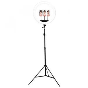Image Кольцевая лампа Helmet Selfie Ring Light 18" LJJ45 with Tripod