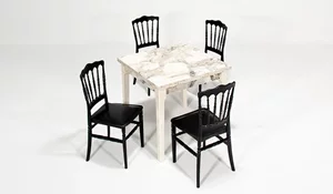 Image Masa de bucatarie Modalife Asos White