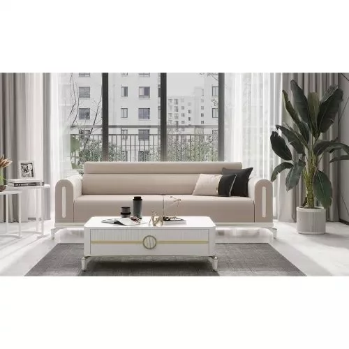 Image Диван Modalife Gold Bella 3 Cream