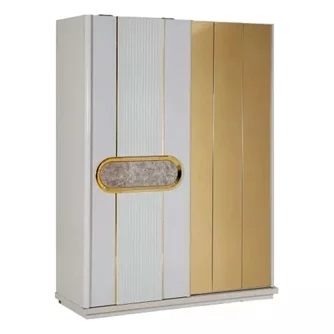 Dulap Modalife Linda White Gold