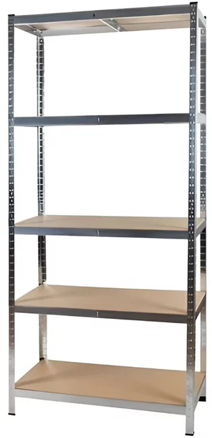 Image Стеллаж Malatec 23768 180x90x40см Silver/Brown