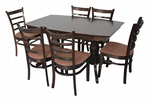 Image Комплект для кухни Evelin HV-32V Chocolate + 6 стульев COCO Chocolate/F-789 Brown