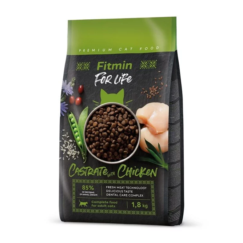 Image Hrana pentru pisici Fitmin cat For Life Castrate Chicken 1.8kg