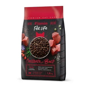 Image Hrana pentru pisici Fitmin cat For Life Castrate Beef 1.8kg