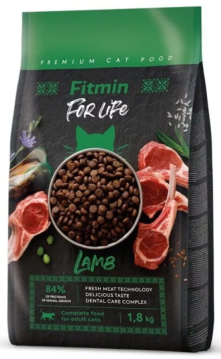 Image Hrana pentru pisici Fitmin cat For Life Adult lamb 1.8kg