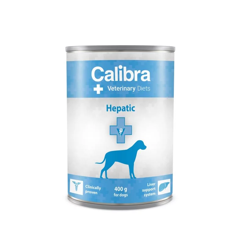 Image Влажный корм для собак Calibra VD Dog can Hepatic 400g NEW*6